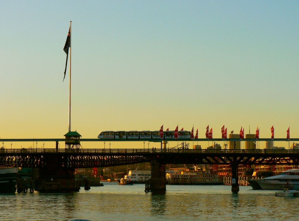 vue du skytrain de sydney